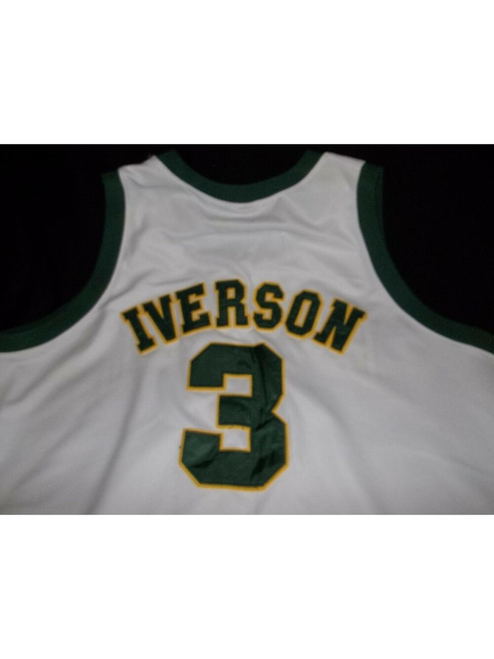 Allen Iverson Bethel High School White Jersey #3 Mens Size 54 Limited Edition